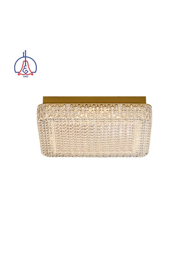 AL SALHIYA LIGHTING LED Acrylic Ceiling Light  18W Acrylic Shade,Iron Base   Size: D28cm x H9cm 4000k - Image 2